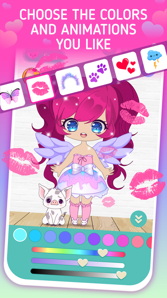 #3. Chibi Doll Maker Dress Up Game (iOS) 由: TOPHOPSTUDIO LTD