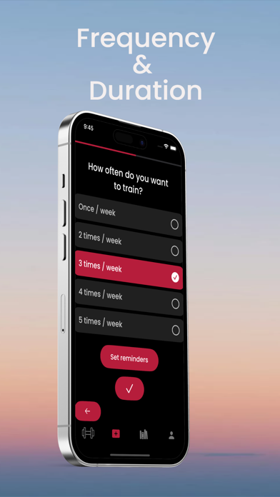 Gymstructor Training App Screenshot
