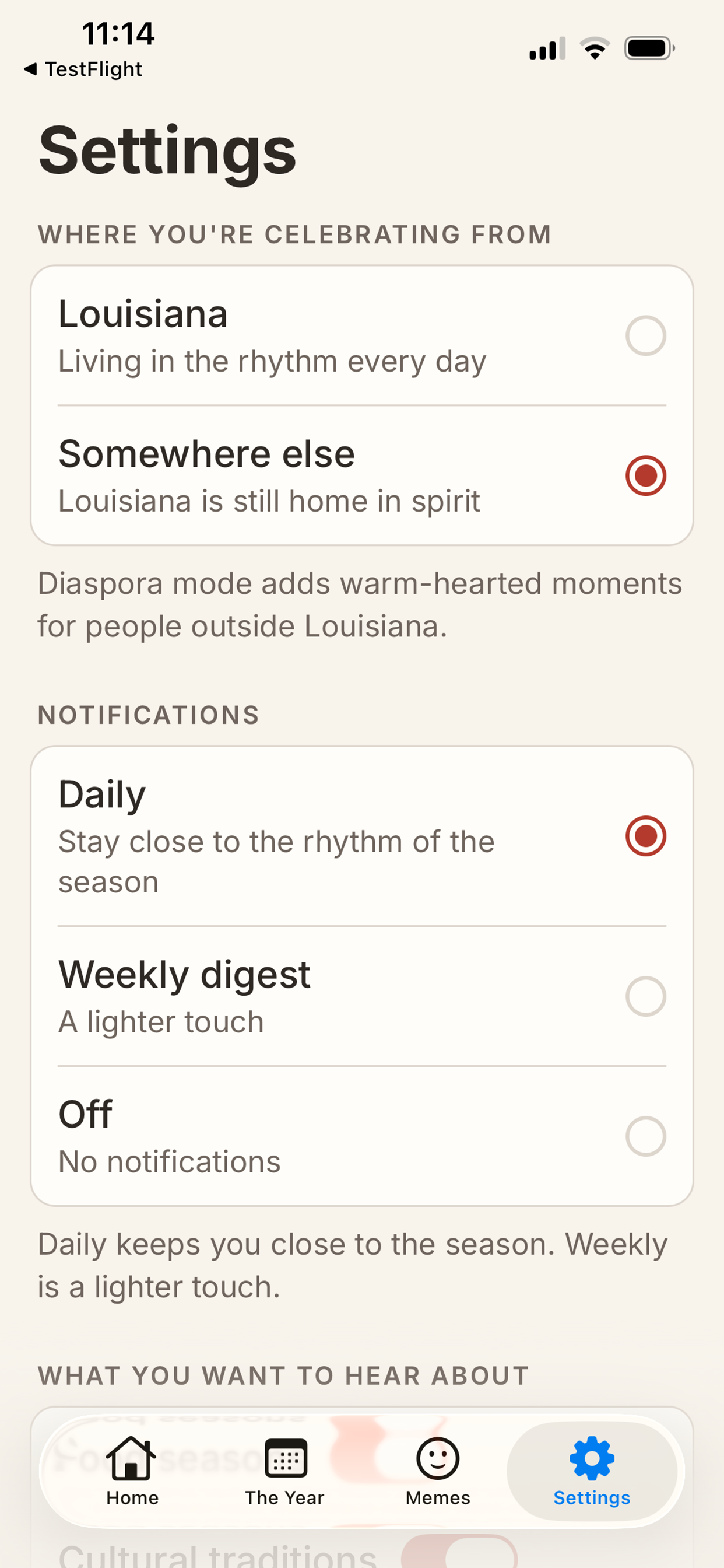 The Cajun Calendar screenshot 6
