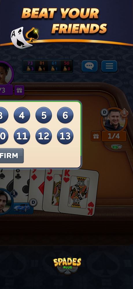 Spades Plus - Card Game screenshot 6