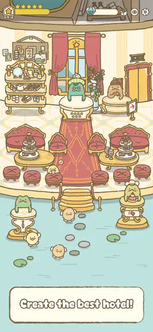 Idle Frog Hotel - Cozy Games screenshot 3
