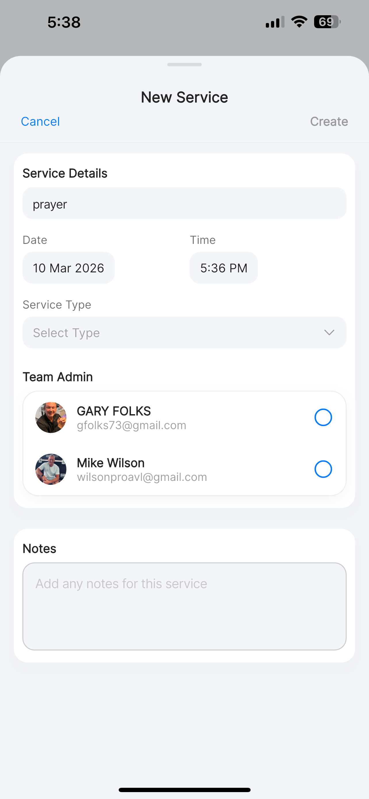 Worship Schedule screenshot 3