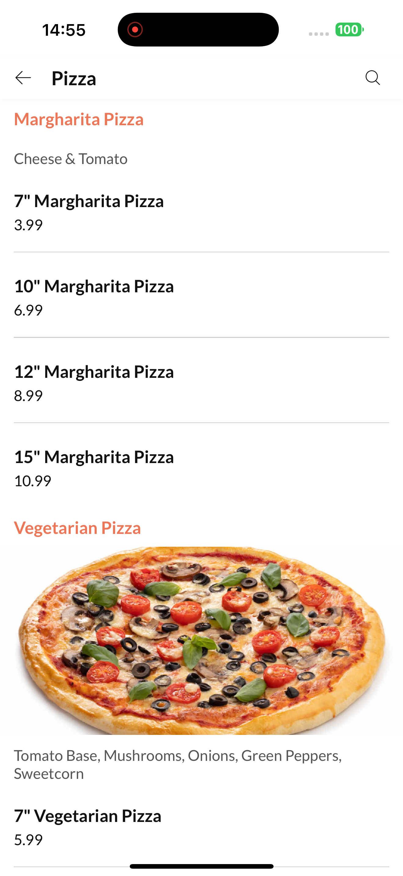 Elizabeth Pizza & Kebab screenshot 3