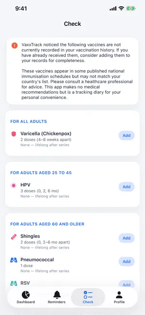 VaxxTrack screenshot 4