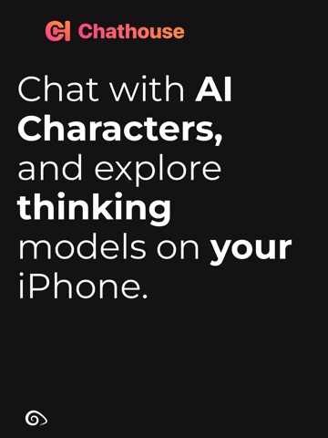 Chat with AI - Chathouse iPad screenshot