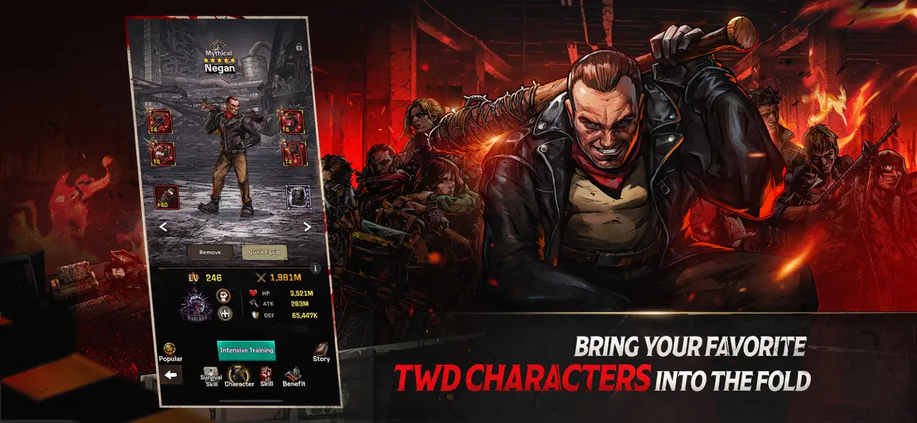 The Walking Dead: All-Stars Hack screenshot 3 - game app interface