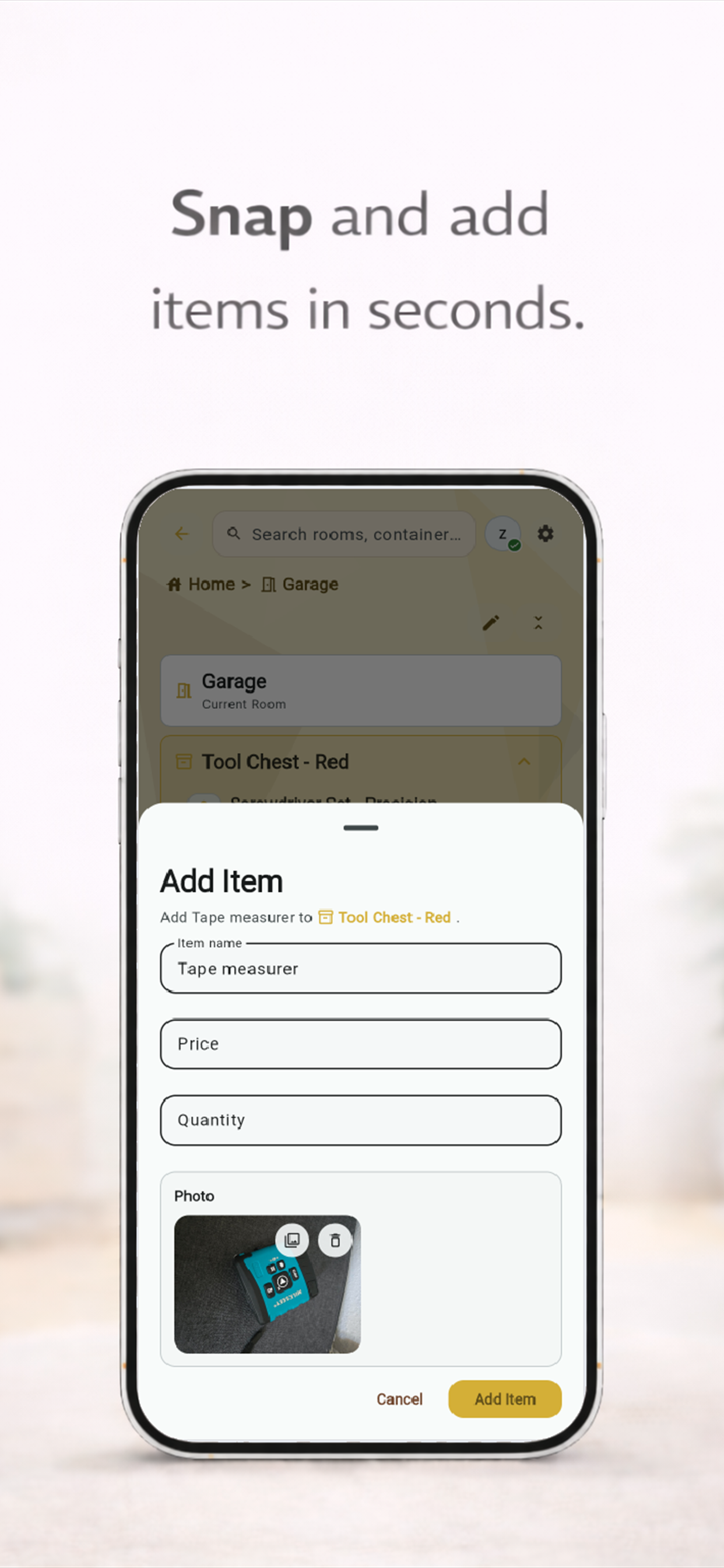 ZenStow: Home Inventory