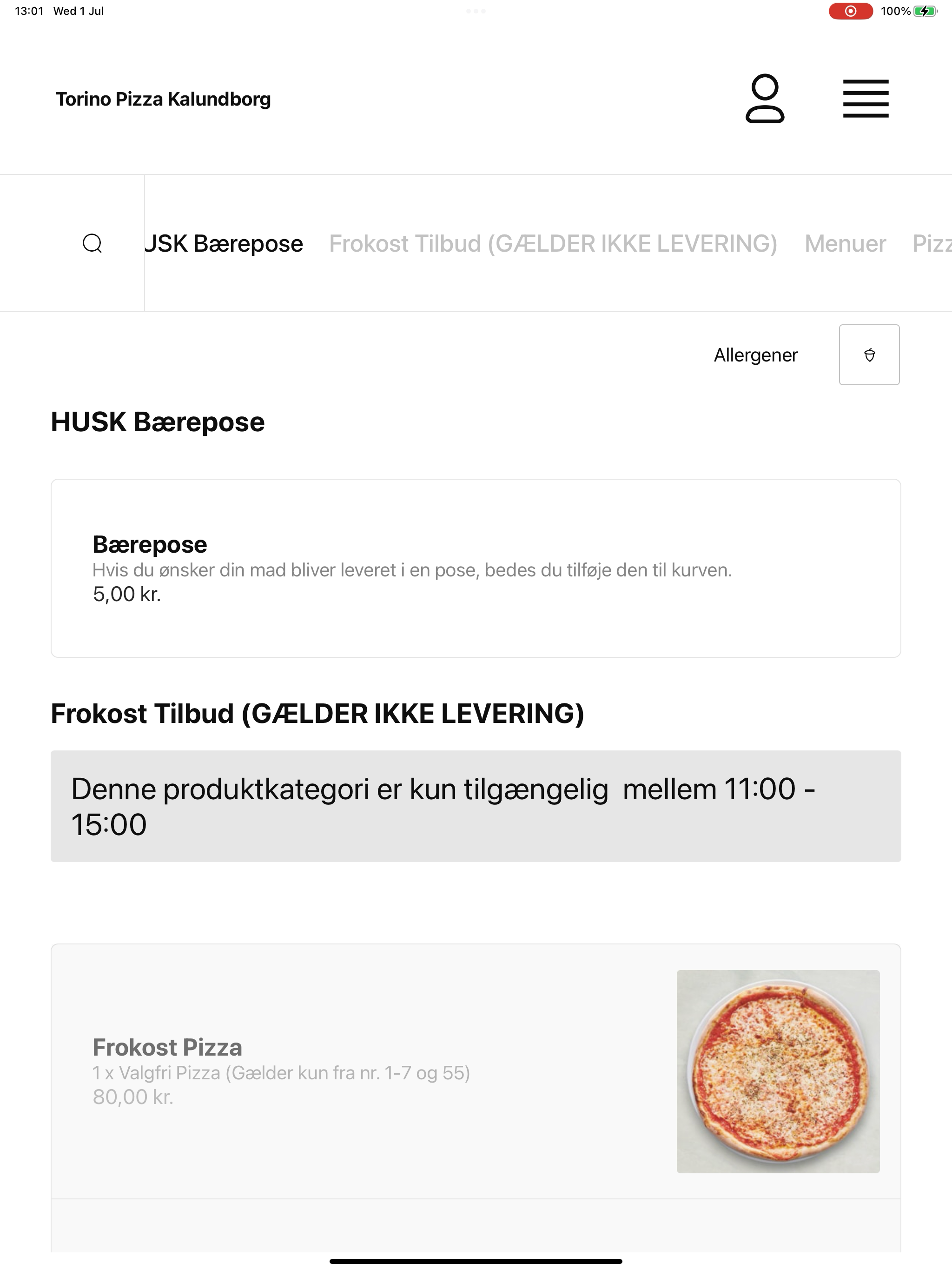 Torino Pizza Kalundborg screenshot 8