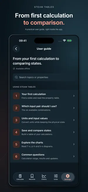 Steam Tables Pro screenshot 4