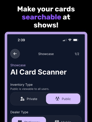Card Vision: Sports Cards+TCG iPad screenshot
