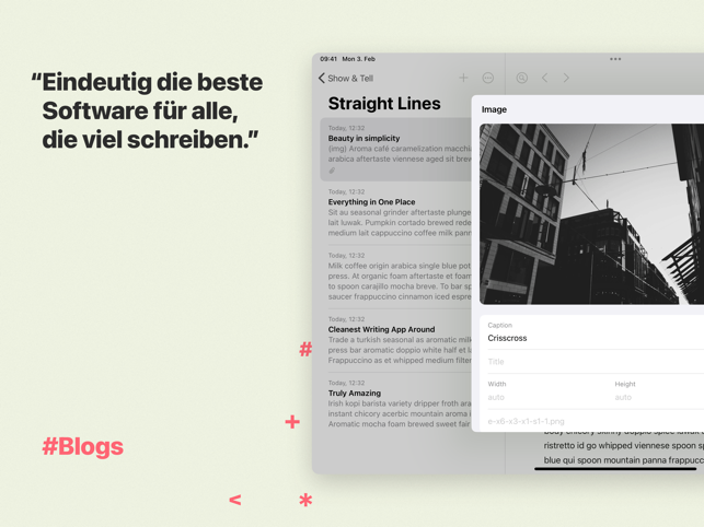 Ulysses: Schreibprogramm Screenshot