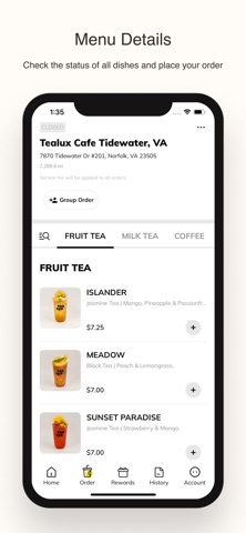 Tealux - Cafe screenshot