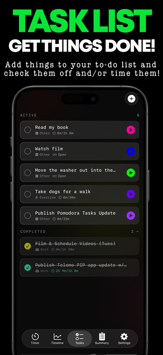 Pomodora: Focus Timer & Tasks Screenshot 3 of 5