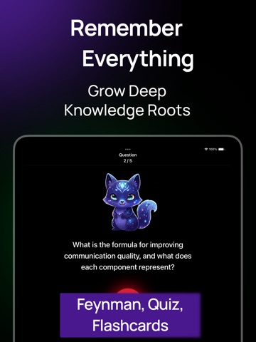 Lurai AI: Learn, Recall, Apply iPad screenshot