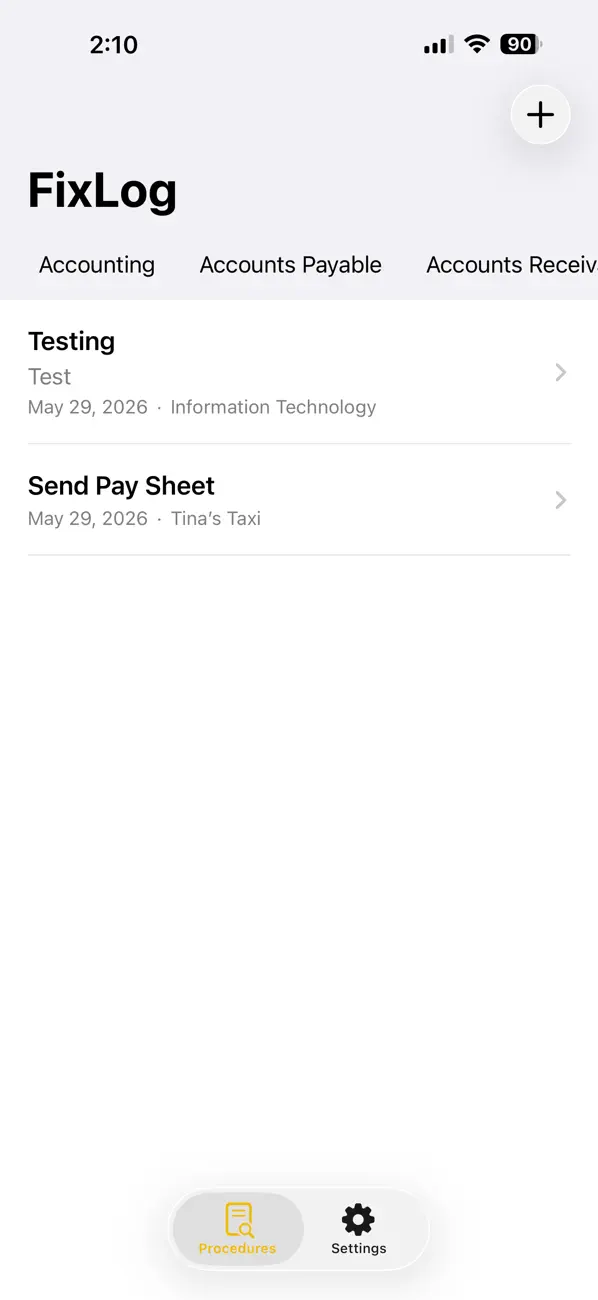 Screenshot #1 pour FixLog