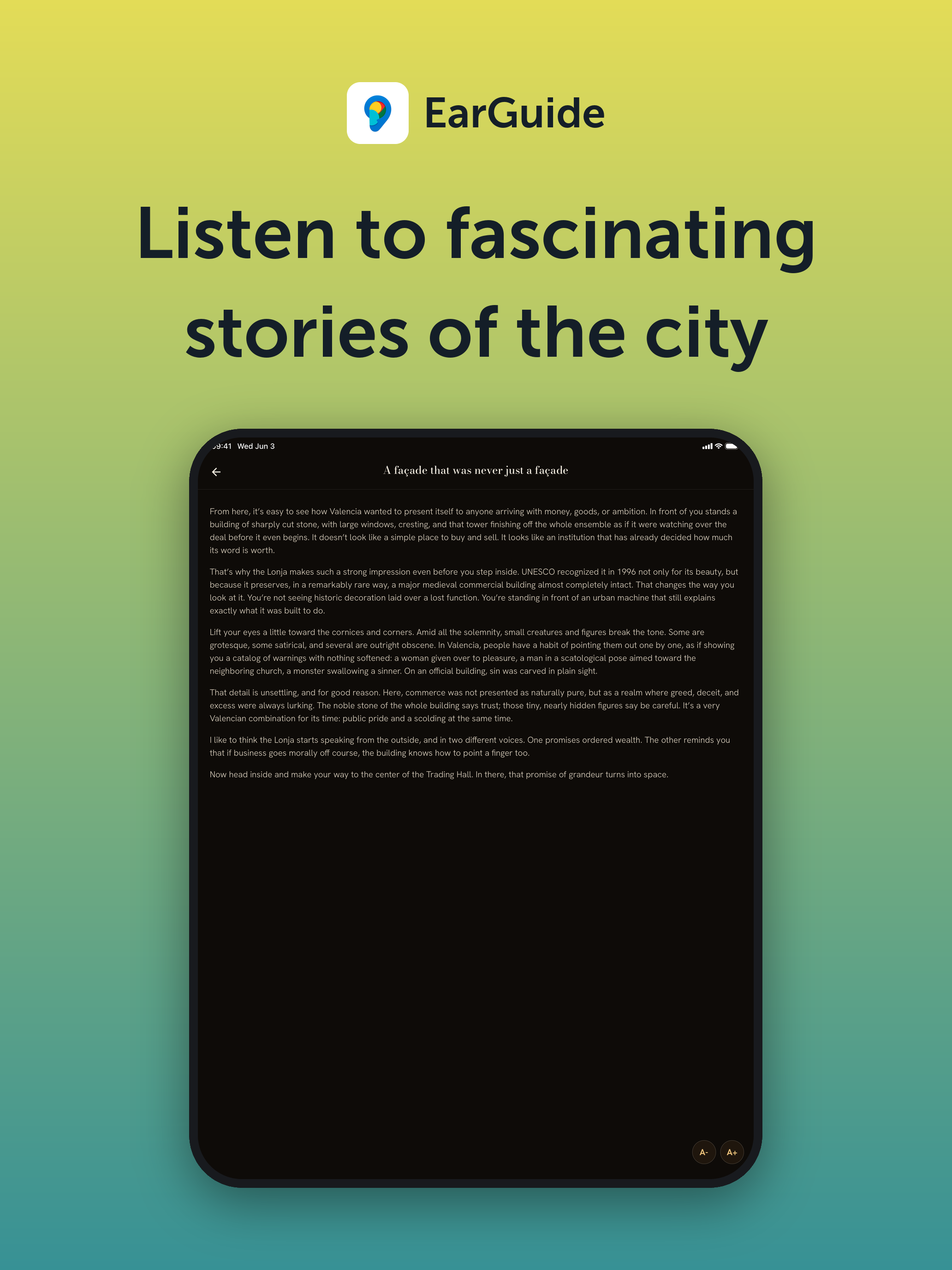EarGuide: Valencia Audio Guide