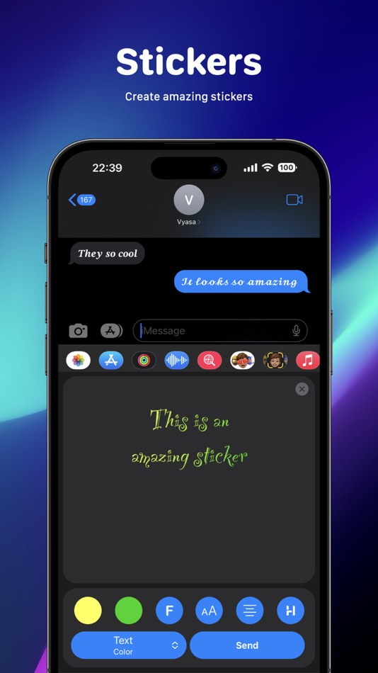#10. Fonts Keyboard AI (iOS) 由: Vyasa
