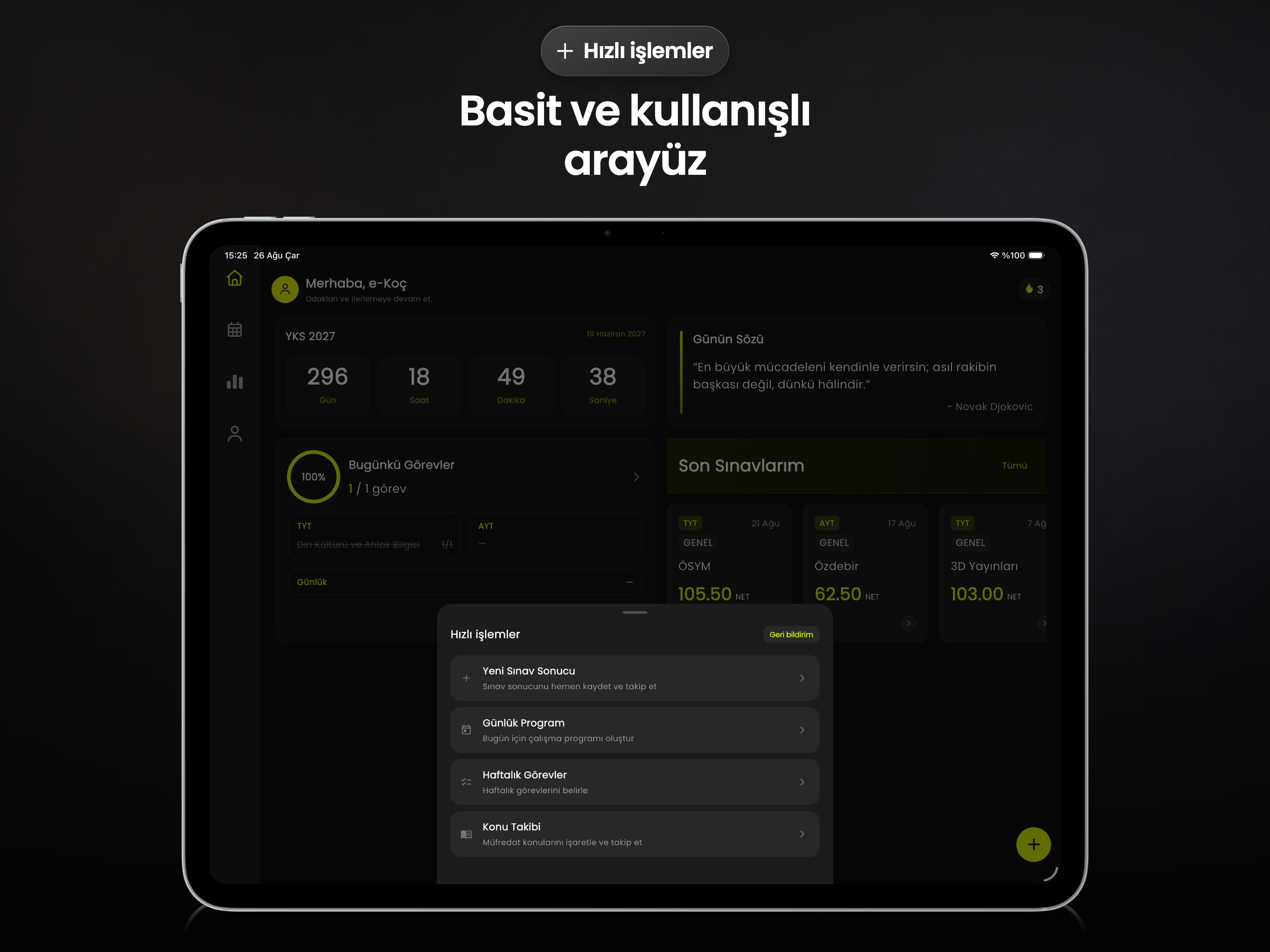 e-Koç | YKS Takip ve Analiz screenshot 13