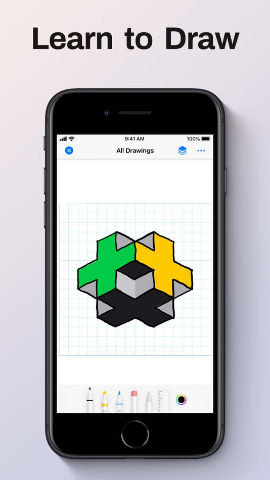 #1. Master Copy Drawing - Line Art (iOS) 由: SPRINNET