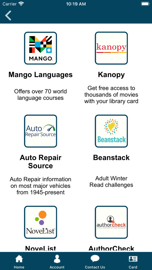 #5. Shelby County Public Library (iOS) By: Capira Technologies