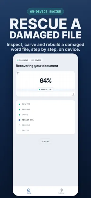 DOCX Repair: DOC File Recovery screenshot 4