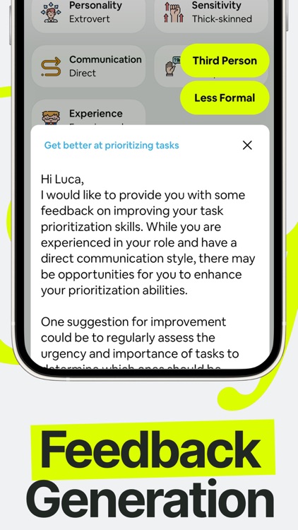 Feedback AI: Craft & Deliver