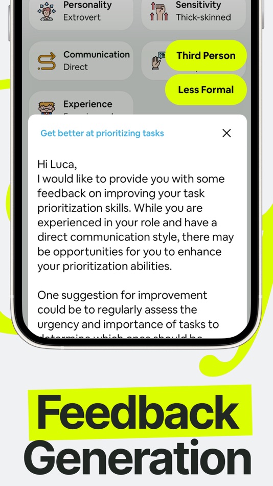 #2. Feedback AI: Craft & Deliver (iOS) Podle: Giuseppe Lupo