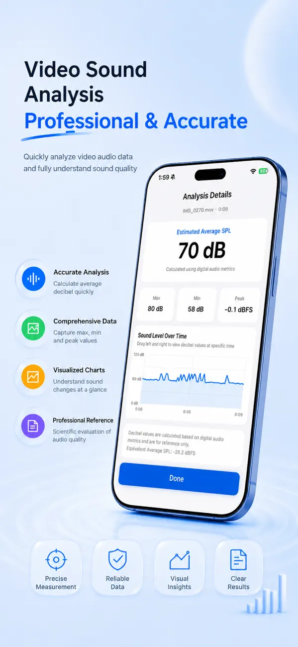 Screenshot #2 pour Testeur de décibels