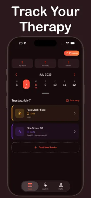Red Light Therapy Tracker screenshot 1