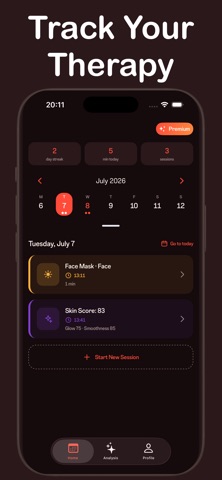 Red Light Therapy Tracker Screenshot 1 of 4