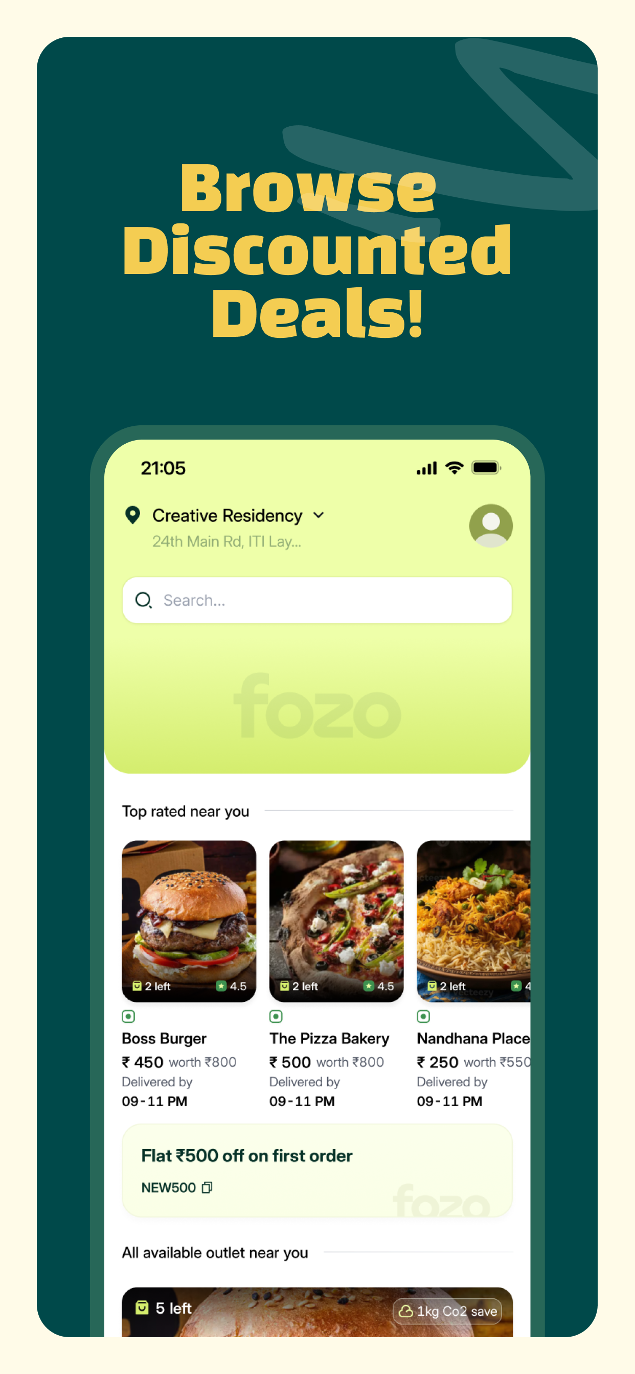 Fozo: Food Delivery