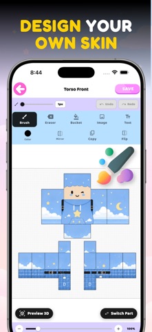 SkinBlox: Clothes Skins Maker iPhone screenshot