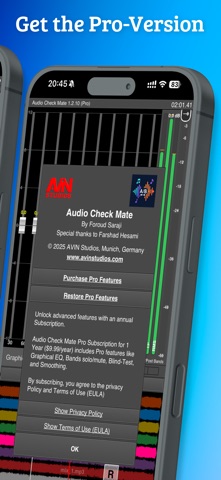 Audio Check Mate screenshot