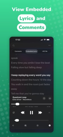 Evermusic: Cloud Music Player iPhone screenshot