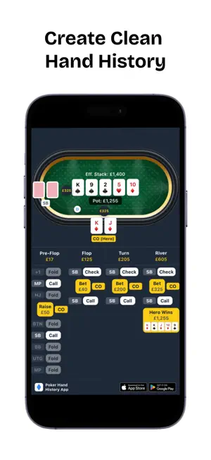 Poker Hand History App screenshot 3