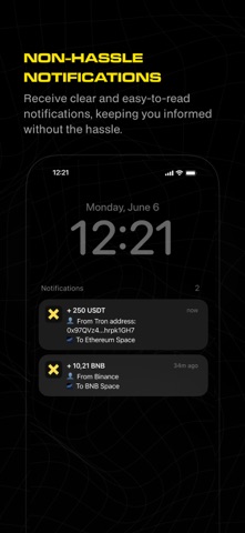 NonBank・DeFi Crypto Wallet App iPhone screenshot