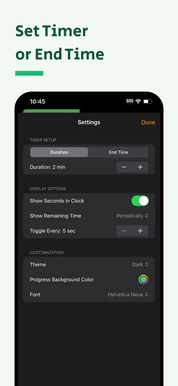 #2. TimerBar+: Presentation Timer (iOS) Bởi: Hwechul Cho
