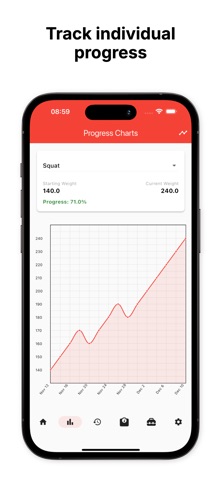 5x5 Workout Lifting Tracker screenshot 7