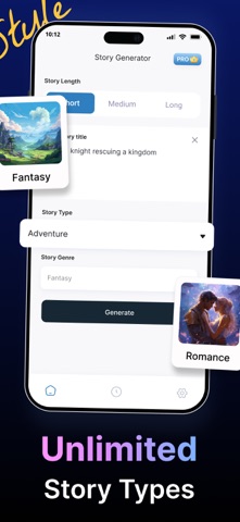 AI Story Generator - AI Novel screenshot