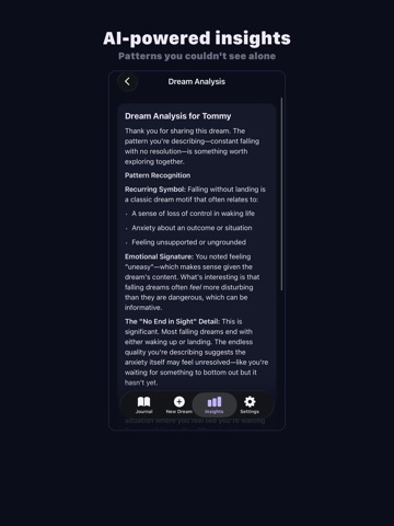 Somnia - Dream Journal iPad screenshot