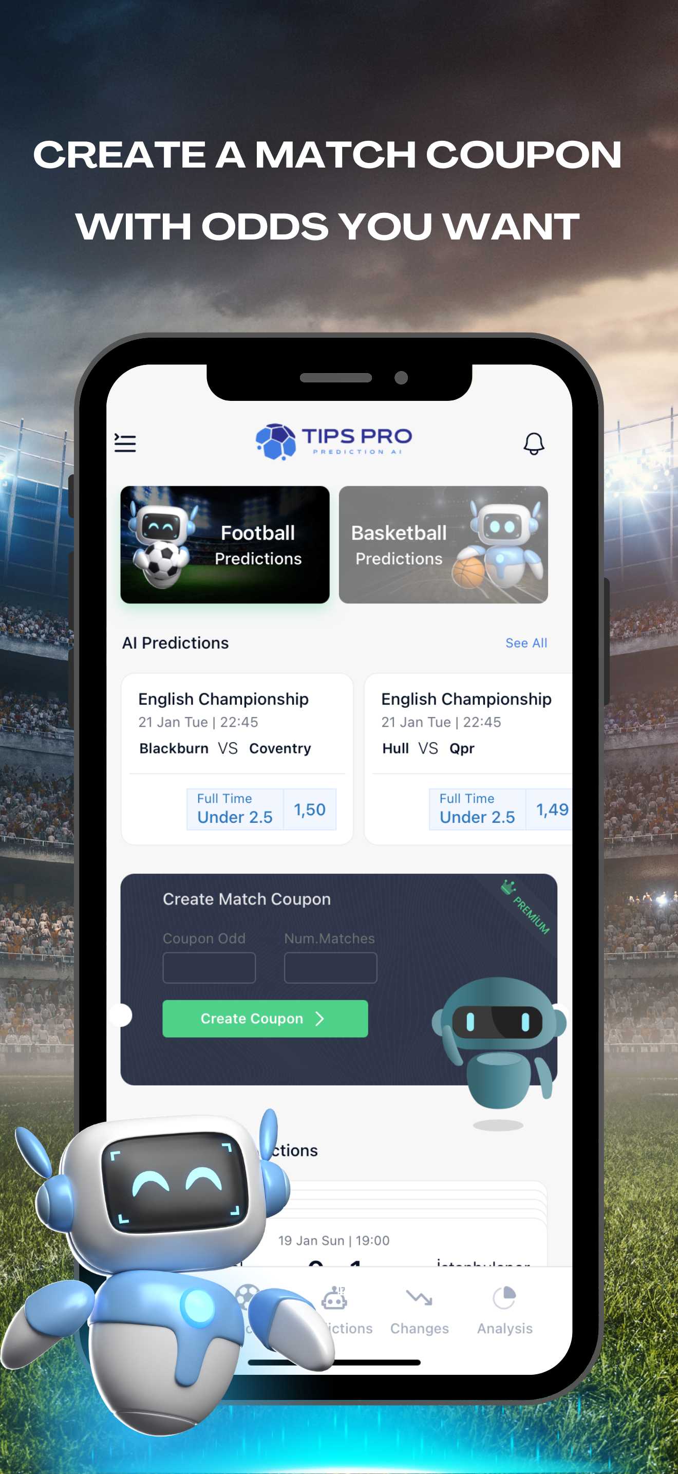 TipsPro AI+: Match Prediction