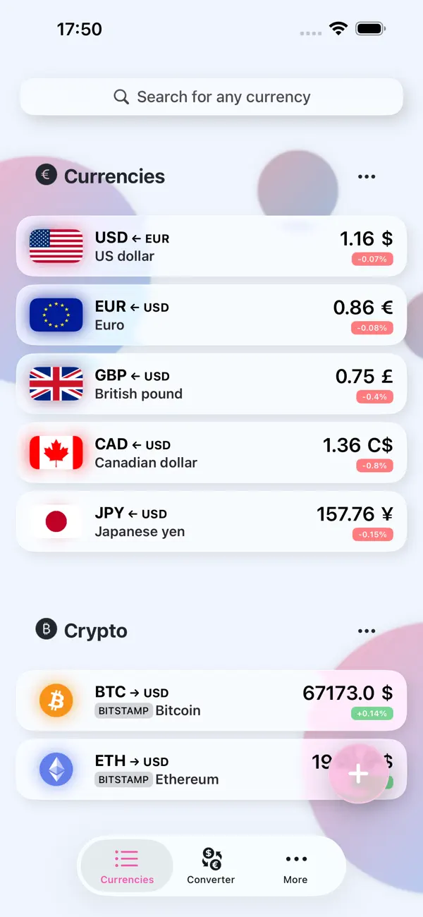 Screenshot #1 pour Smart Currency Converter