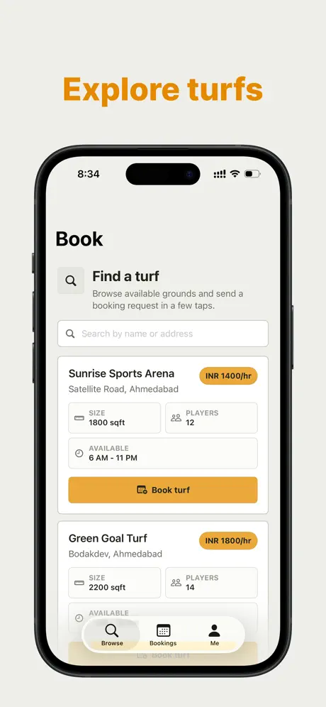 BookTurfGo screenshot 4
