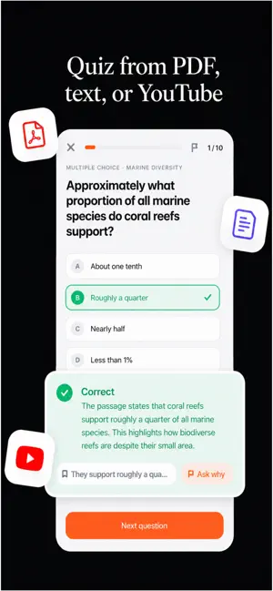 Quidger: AI Quiz & Test Maker screenshot 3