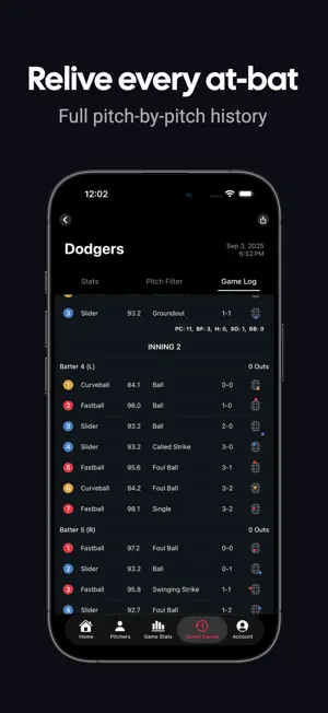 Seam - Pitch Charting screenshot 4