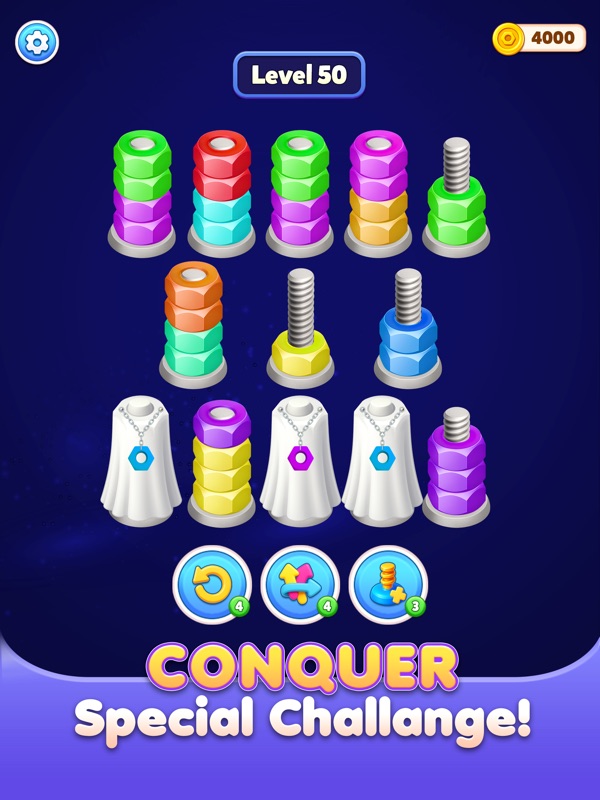Nut Sort 3D: Color Match screenshot 11