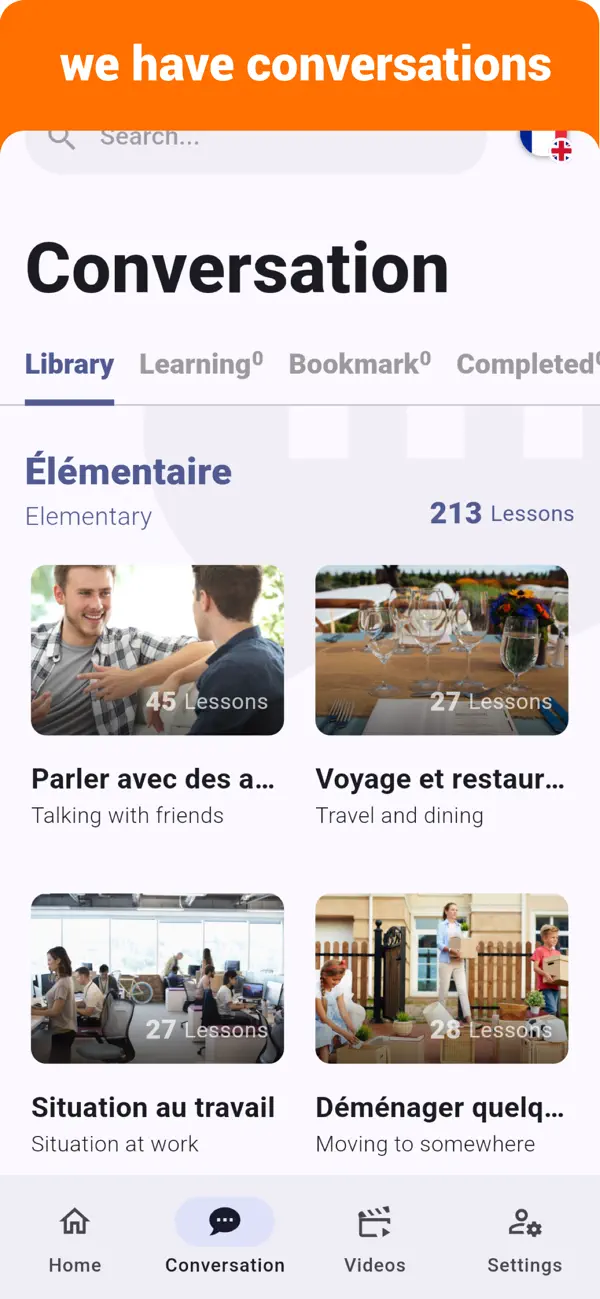 Screenshot #2 pour French  - Listening Speaking