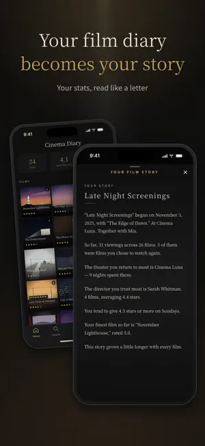 Cinema Diary: Film Journal screenshot 4