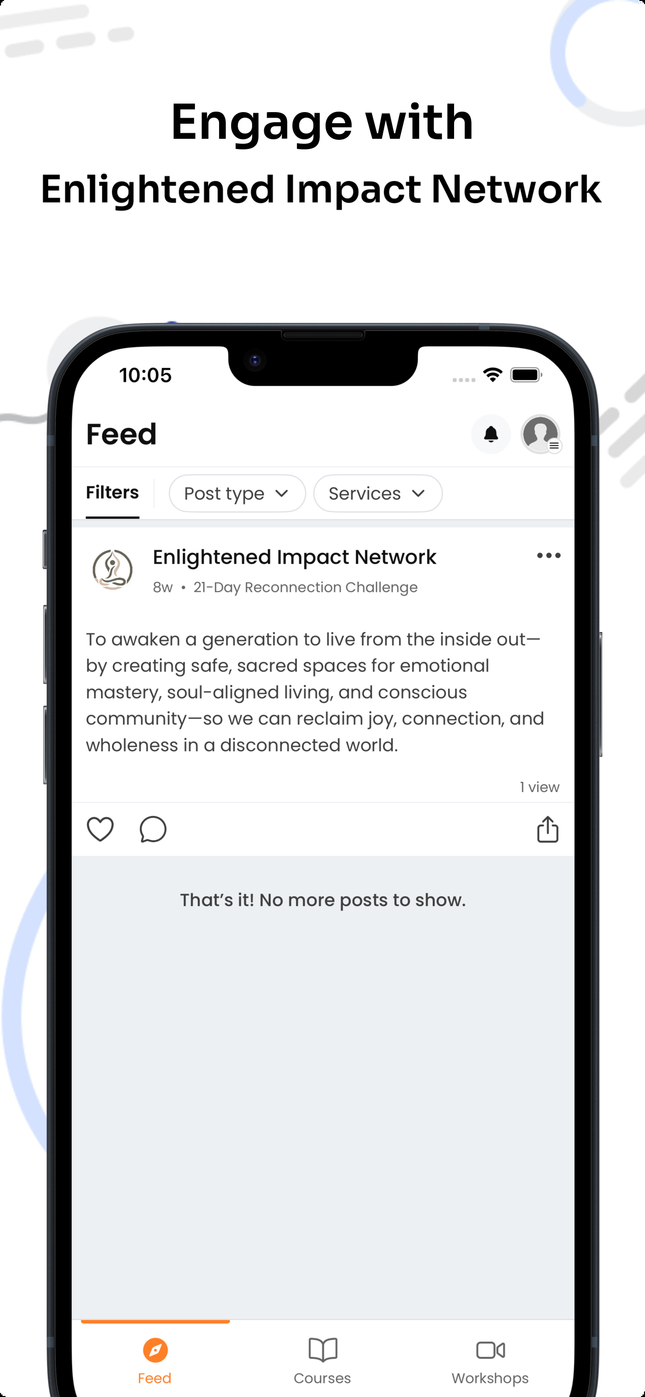 Enlightened Impact Network screenshot 2