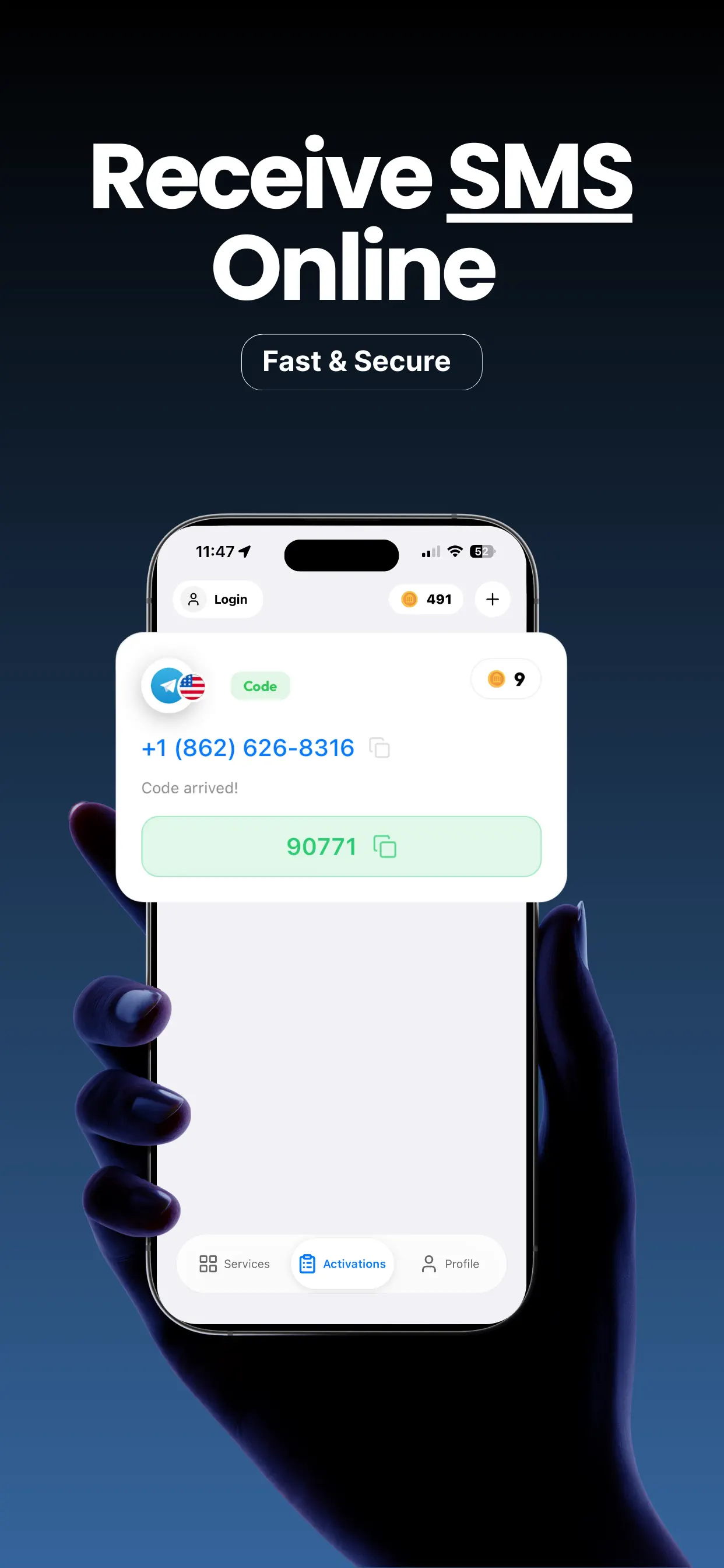 #1. Tempify: SMS Verification Code (iOS) Ved: Orel Mizrahi Adani